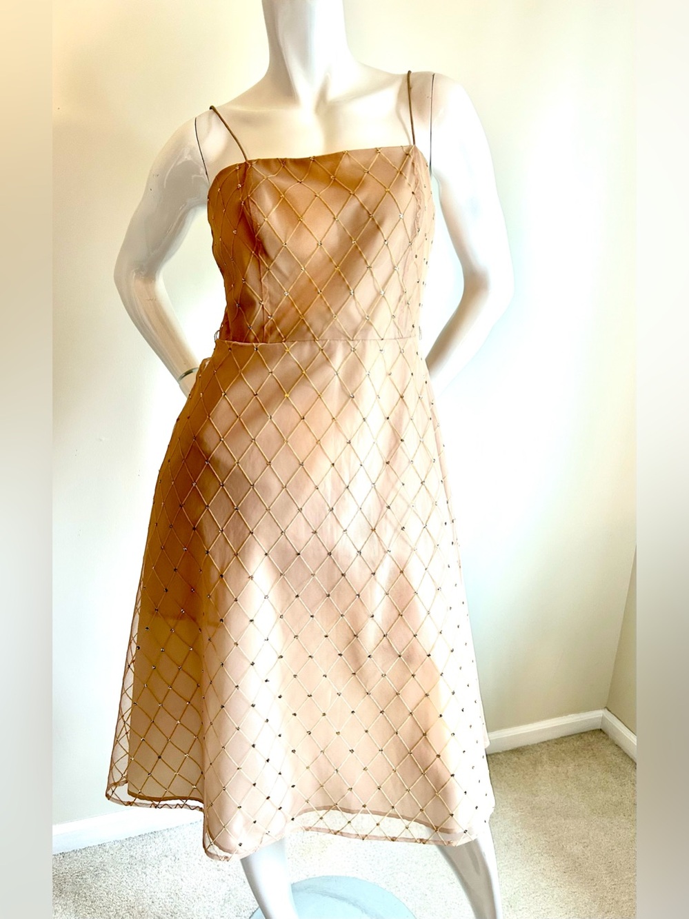 Jessica Howard Embellished Midi Dress Size 8P